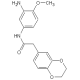N-(3-amino-4-methoxyphenyl)-2-(2,3-dihydro-1,4-benzodioxin-6-yl)acetamide