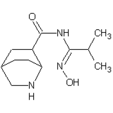 N-[(1E)-N-hydroxy-2-methylpropanimidoyl]-2-azabicyclo[2.2.2]octane-6-carboxamide