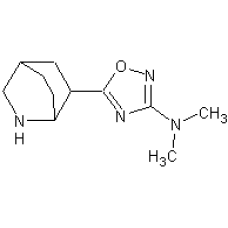 5-(2-azabicyclo[2.2.2]oct-6-yl)-N,N-dimethyl-1,2,4-oxadiazol-3-amine hydrochloride