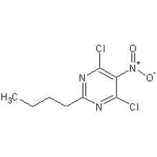 2-butyl-4,6-dichloro-5-nitropyrimidine